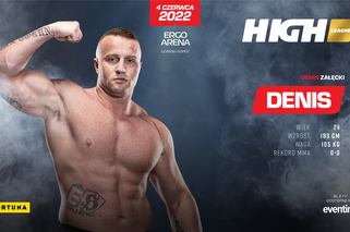 Denis Załęcki zadebiutuje w MMA! “Bad Boy” wróci na HIGH League 3