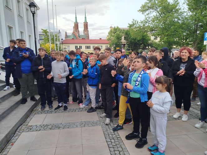 Społeczność sportowców i kibiców rugby z Siedlec uczciła największy z dotychczasowych sukcesów w historii klubu