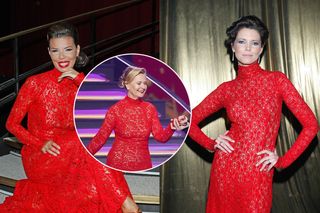 Ta koronkowa sukienka wiele przeszła! Po raz kolejny pojawiła się w Tańcu z Gwiazdami