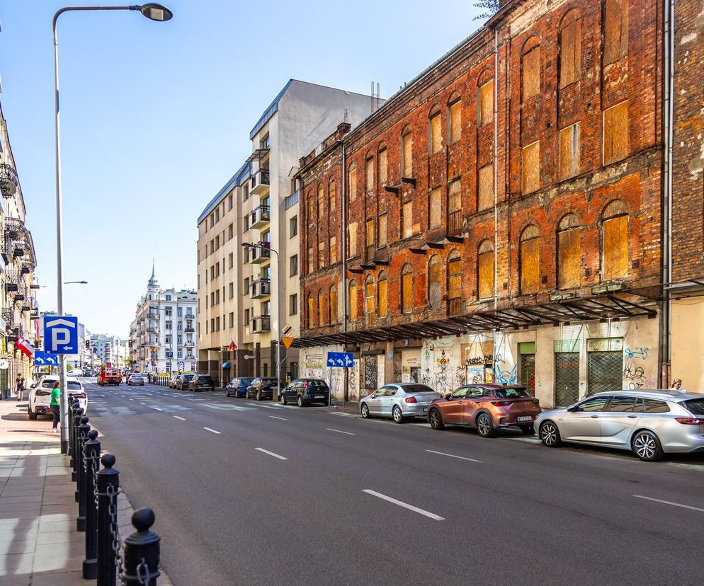 Ulica Okrzei w Warszawie przed przebudową