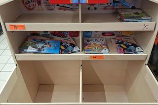 Puste półki po Gangu Biedroniaków