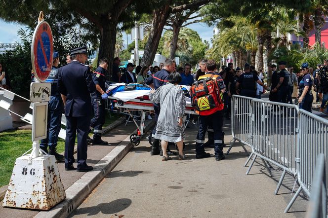 Dramat na festiwalu w Cannes! Producent uderzony przez palmę trafił do szpitala 
