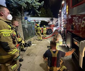 Na szczęście w pożarze hali w Kałuszynie nikt nie zginął