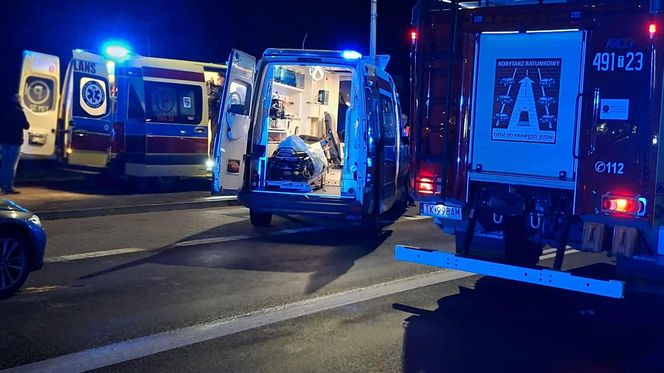 29.07.25 Starachowice. Wypadek na wiadukcie