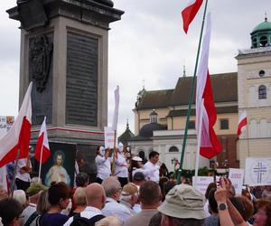 Protest katechetów w Warszawie 21.08.2024