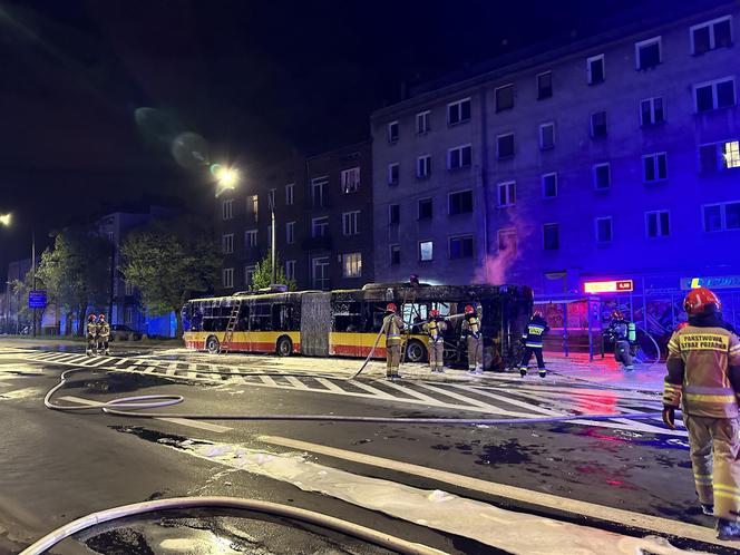 Pożar autobusu