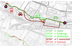 Tramwaj i hulajnoga wygrały wyścig po Katowicach! Samochód i tramwaj daleko w tyle [ZDJĘCIA]