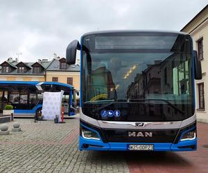 Prezentacja elektrycznych autobusów w Zamościu