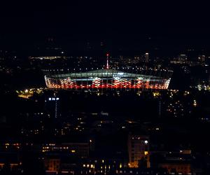 Widok w stronę Stadionu Narodowego