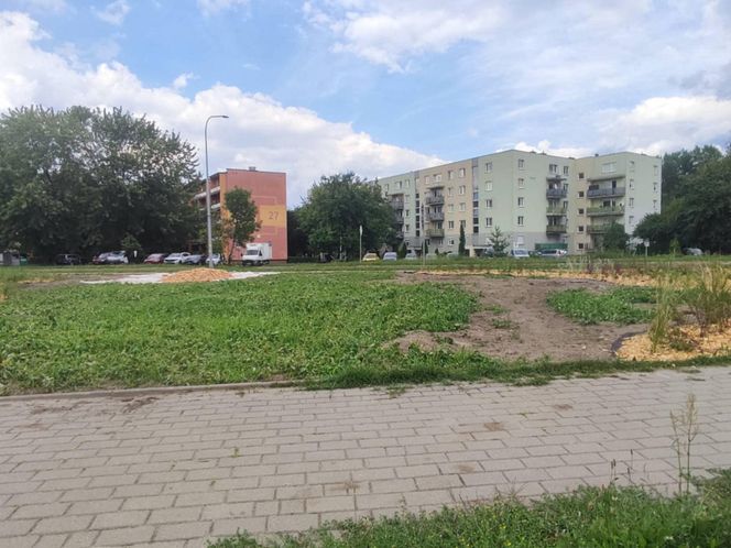 Park kieszonkowy powstający przy ul. Wyszyńskiego w Siedlcach