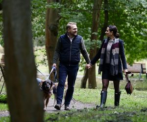 Jacek Ozdoba odpoczywa z żoną po ślubie