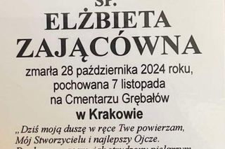 Pogrzeb Elżbiety Zającówny