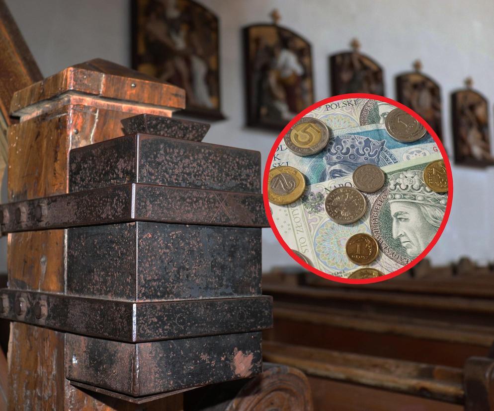 44-latek z Krakowa ukradł pieniądze ze skarbonki w kościele w Brzesku