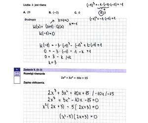 Matura próbna 2023 - odpowiedzi z matematyki