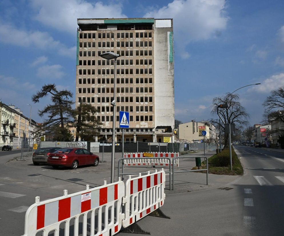 Rozbiórka Związkowca w Koszalinie