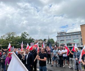 Protest Konfederacji w Siedlcach zgromadził ok. 600 osób