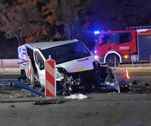 Wypadek na Wisłostradzie. Poszkodowane 6 osób, w tym dzieci