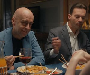 Barwy szczęścia, odcinek 3249. Bazylow (Andrzej Szeremeta), kumpel (Łukasz Ziętek)