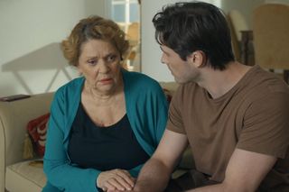 Barwy szczęścia, odcinek 3201. Józefina (Elżbieta Jarosik), Cezary (Marcel Opaliński) 