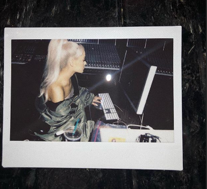 Ariana Grande w studiu