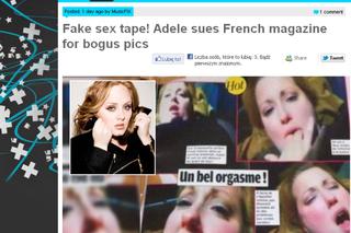 Seks taśma Adele - Francuski brukowiec szkaluje piosenkarkę 