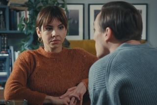 	M jak miłość odc. 1867. Olek (Maurycy Popiel), Aneta (Ilona Janyst)