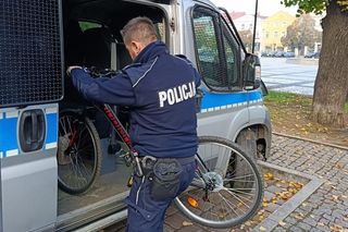 Policjanci namierzyli rower w Chełmnie