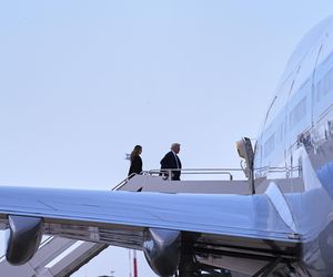 Trump wsiadł do samolotu natychmiast po pogrzebie papieża