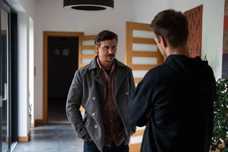 	Na dobre i na złe odc. 929. Mario Milewski (Marcin Korcz), Krzysztof Radwan (Mateusz Damięcki)