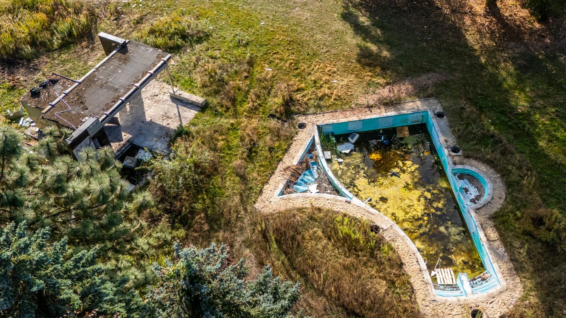 Opuszczona willa przy Ryżowej 72 w Warszawie