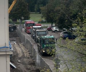 Kraków. Budowa hotelu Nobu