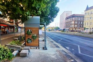 Zielone przystanki na al. Wyzwolenie