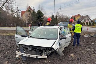 Wypadek w Radziejowie. Piękne Ferrari rozbite, 19-latek ukarany