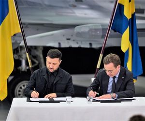 Prezydent Ukrainy i premier Szwecji podpisują list intencyjny
