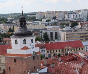 Panorama Lublina z najwyższego punktu widokowego w mieście - Wieży Trynitarskiej