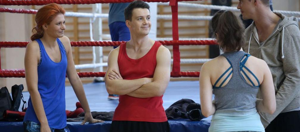 M jak miłość odc. 1366. Marcin (Mikołaj Roznerski), Jakub Karski (Krzysztof Kwiatkowski), Gosia (Aleksandra Gintrowska)