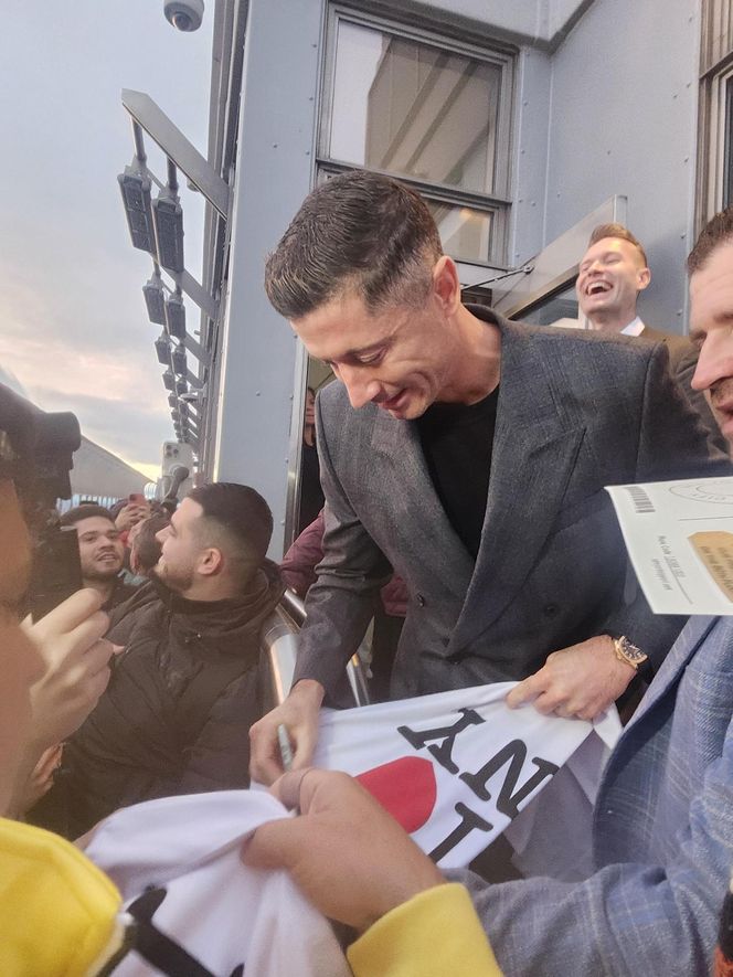 Lewandowski rozświetlił Empire State Building