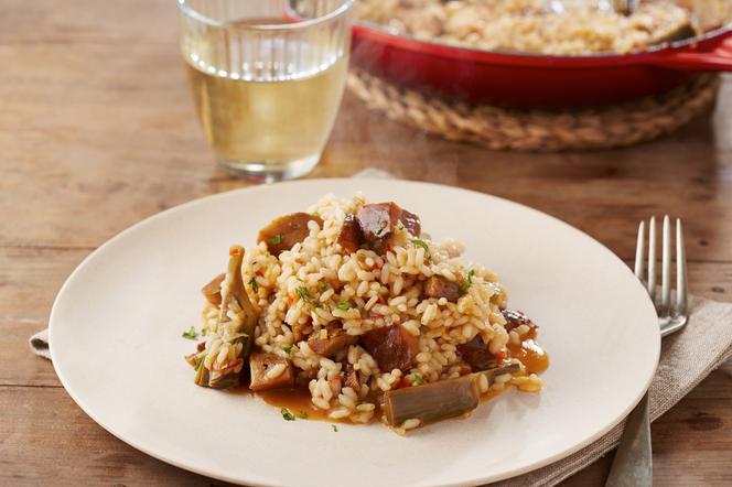 Risotto z karczochem