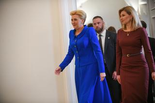 Spotkanie Agaty Dudy i Ołeny Zełenskiej z medykami