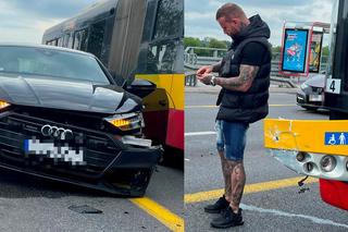 Dawid Ambro Ambroziak miał wypadek! Znany zawodnik MMA drogą furą huknął w miejski autobus