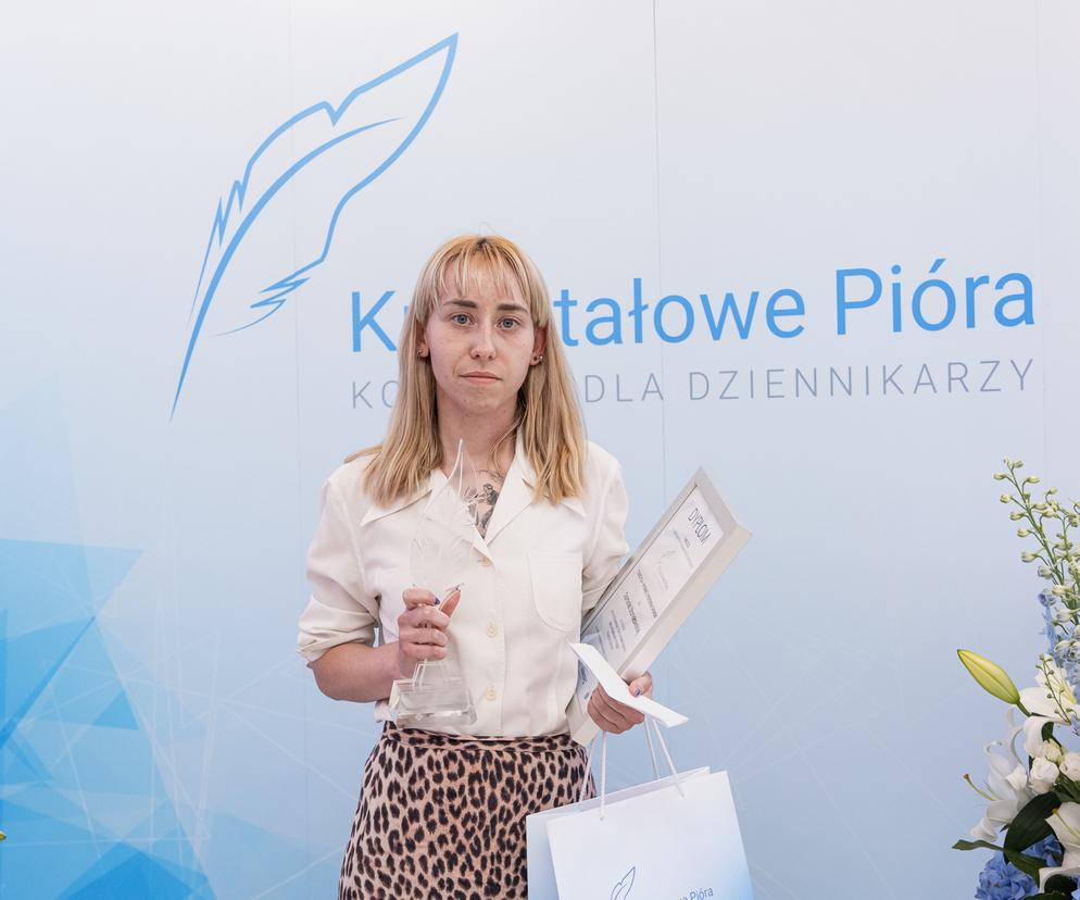 Redaktorka Poradnika Zdrowie otrzymała statuetkę Kryształowego Pióra