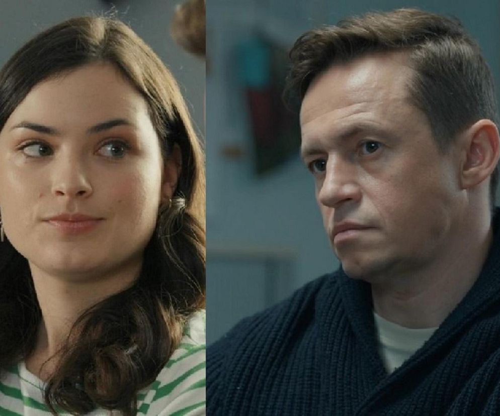 Barwy szczęścia, odcinek 3202. Weronika (Maria Świłpa), Błażej (Piotr Ligienza)