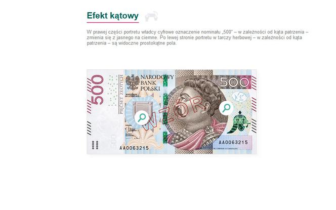 Banknot 500 złotych. Jak poznać czy jest prawdziwy?