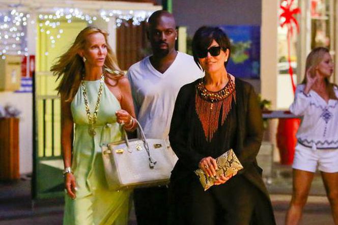 Kris Jenner i Corey Gamble na St. Barts