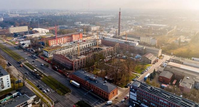 Trwają prace na terenie Widzewskiej Manufaktury WIMY