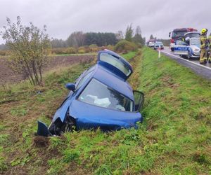 Pijany 19-latek rozbił golfa o betonowy przepust. Na pokładzie miał dwoje innych nastolatków