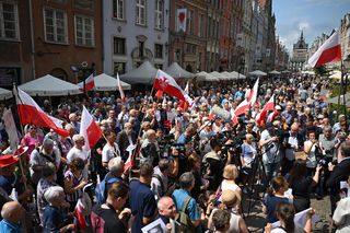 Protestowali przeciwko wystawie Nasi chłopcy. Nie tak to miało wyglądać