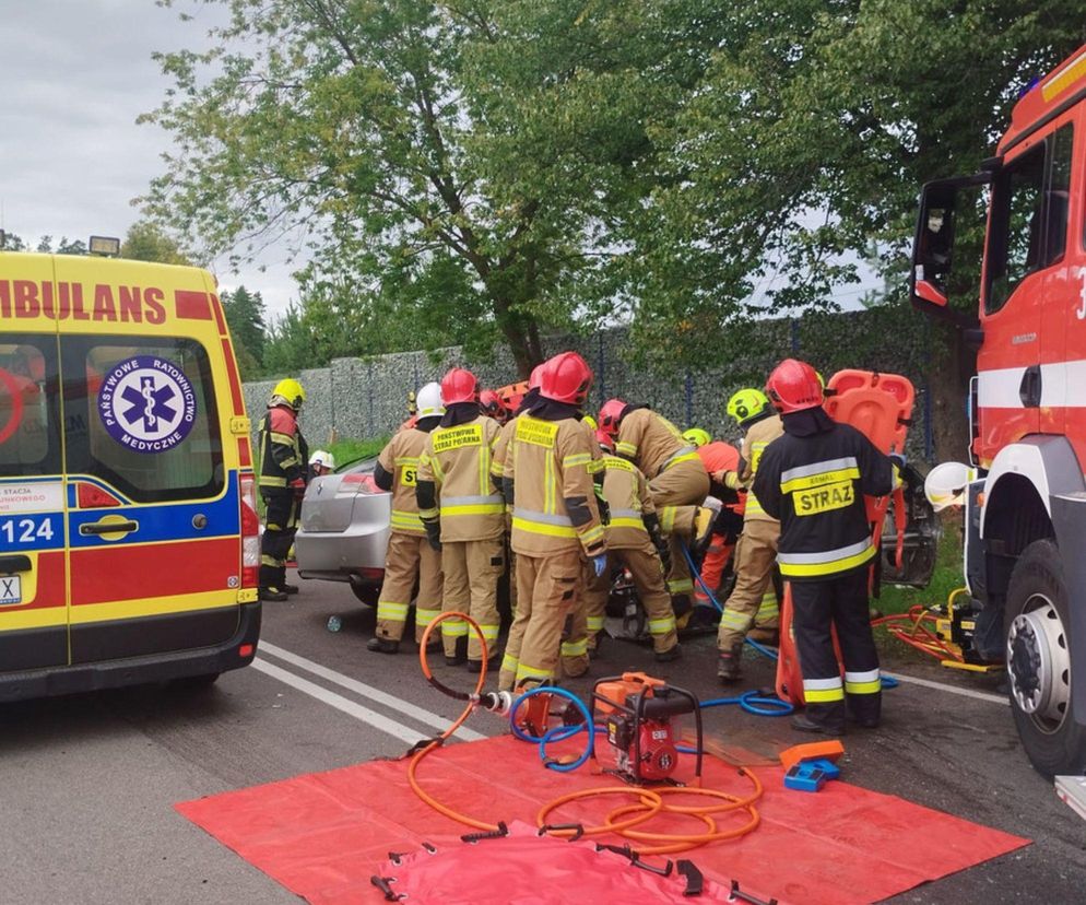 Rodzinna tragedia. Osobówka zderzyła się z ciężarówką. Nie żyje ojciec i nastoletni syn