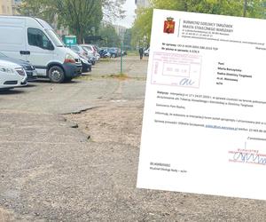 Parking przy skrzyżowaniu ulic Tokarza, Kowalskiego i Ostródzkiej