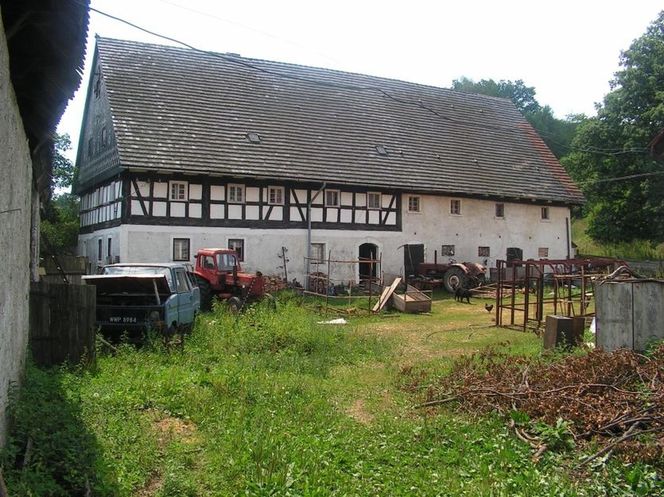 Remont domu szachulcowego w Płóczkach Górnych (Dolny Śląsk)